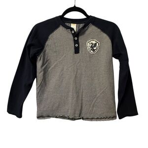 Gymboree Dragon Striped Baseball Shirt size 10